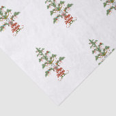 Papier Mousseline Jolie mouton Arbre de Noël Fleece Navidad (Détail)