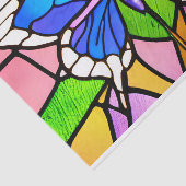 Papier Mousseline Jolie page de découpage en verre de papillon (Détail)