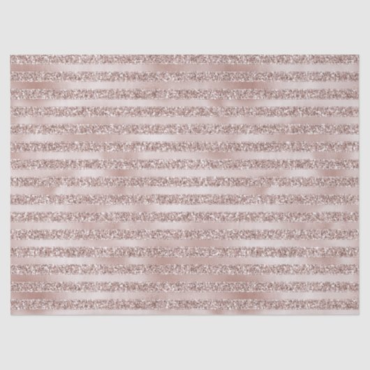 Papier Mousseline Jolie Parties scintillant rose pâle rayures (Recto)