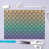 Papier Mousseline Jolie queue de sirène (Artisanat)