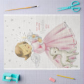 Papier Mousseline Jolie Retro Noël Angel Découpage (Artisanat)