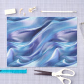 Papier Mousseline Jolie Rêveuse Bleu Violet Fête de Mariage (Artisanat)