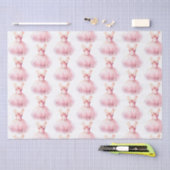 Papier Mousseline Jolie robe de ballet rose (Artisanat)