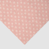Papier Mousseline Jolie Rose Pâle à Points (Détail)
