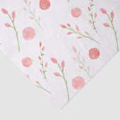 Papier Mousseline Jolie rose Roses Aquarelle Floral (Détail)