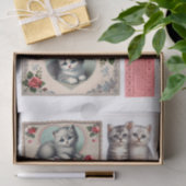 Papier Mousseline Jolie Saint Valentin Kitten Fussy Cuts (Cadeau)