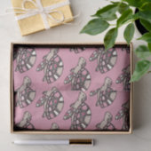 Papier Mousseline Jolie tortue de mer rose (Cadeau)