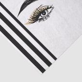 Papier Mousseline Jolie Yeux Beauté Salon Maquillage Eyelashes Lashe (Détail)