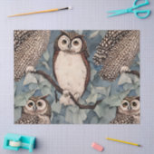 Papier Mousseline Jolies Chouettes (Artisanat)