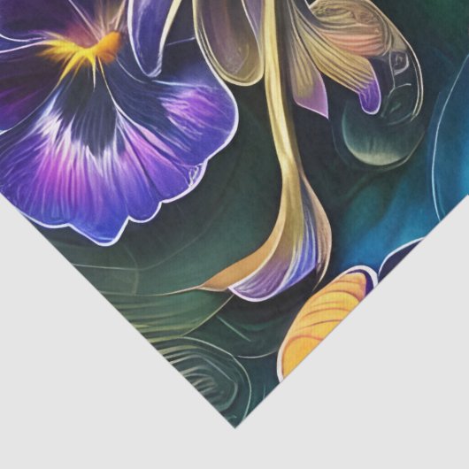 Papier Mousseline Jolies lampes d'art (Détail)