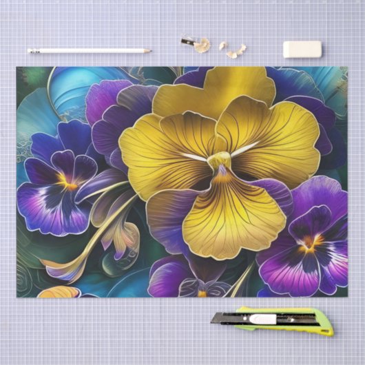 Papier Mousseline Jolies lampes d'art (Artisanat)