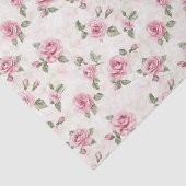 Papier Mousseline Jolies Roses Roses Fleur Fête de Mariage (Détail)