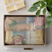 Papier Mousseline Jolly Père victorien Noël avec enfants (Cadeau)