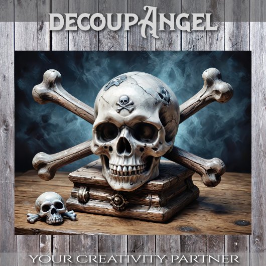 Papier Mousseline Jolly roger - Découpage -