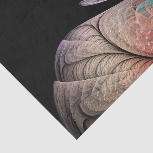 Papier Mousseline Jonglage Abstrait Art moderne Imaginaire fractal (Détail)