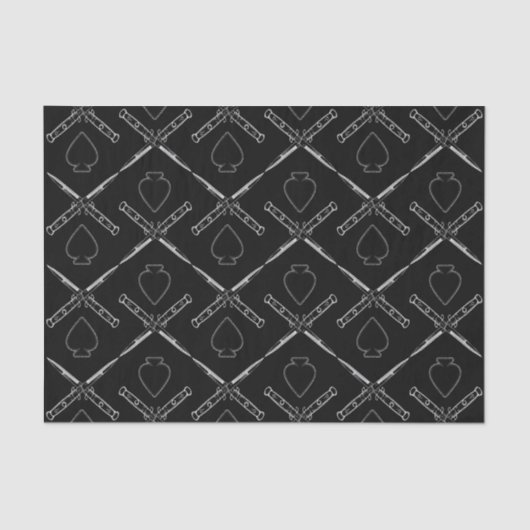 Papier Mousseline Jouer avec des couteaux (Recto)