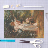 Papier Mousseline Jouer avec des papillons par Alois Hans Schram (Artisanat)