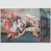 Papier Mousseline Jouer Gothique Paris Gargoyle Découpage (Recto)