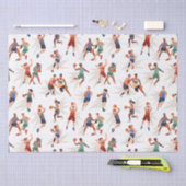 Papier Mousseline Joueur De Basket (Artisanat)