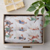 Papier Mousseline Joueur De Basket (Cadeau)