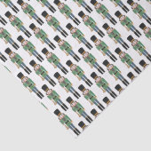 Papier Mousseline Joueur de fêtes classique Soldat de pétards verts (Détail)