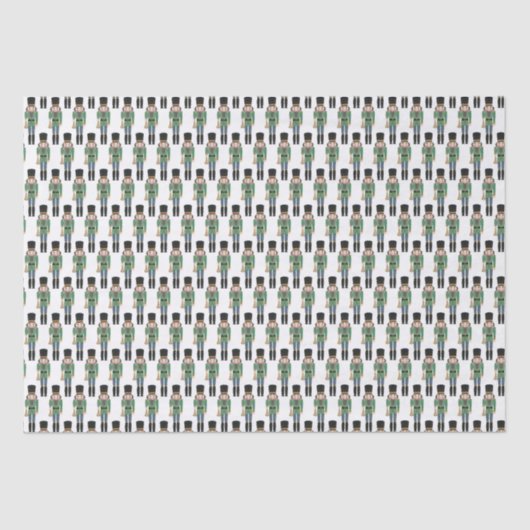 Papier Mousseline Joueur de fêtes classique Soldat de pétards verts (Recto)