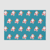 Papier Mousseline Joueur de softball Noël (Recto)