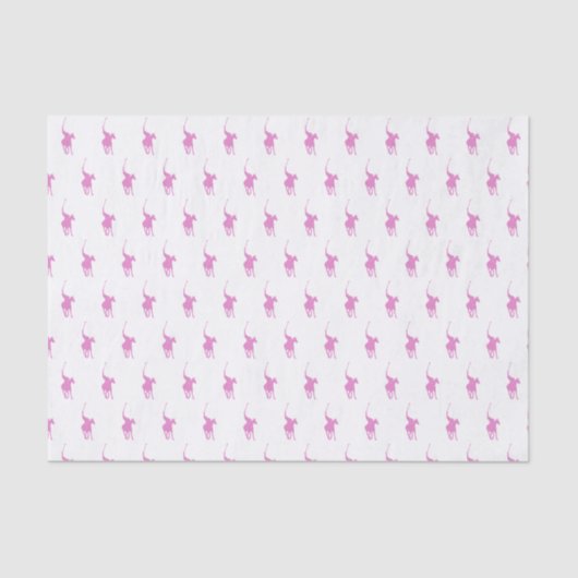 Papier Mousseline Joueur rose de polo (Recto)