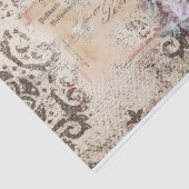 Papier Mousseline Jour de mariage & Découpage dentelle (Détail)