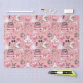 Papier Mousseline Jour De Mariage En Rose (Artisanat)