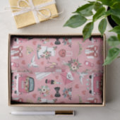 Papier Mousseline Jour De Mariage En Rose (Cadeau)