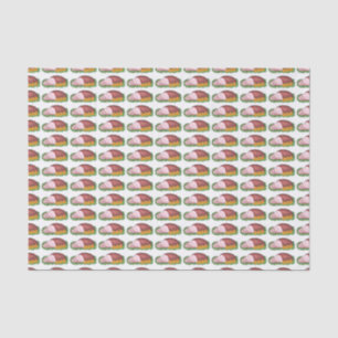 Papier Mousseline Jour de Noël de jambon tranché Dîner de Noël Tissu