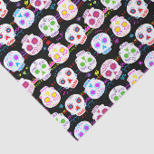 Papier Mousseline Jour des crânes de sucre morts (Détail)