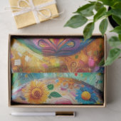 Papier Mousseline Jour du crâne de sucre de la page Découpage morte (Cadeau)