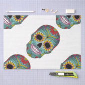 Papier Mousseline Jour du crâne mort et brillant (Artisanat)