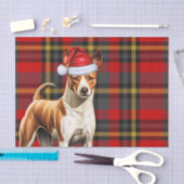 Papier Mousseline Jour férié de Noël de Basenji (Artisanat)