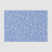 Papier Mousseline Jour férié Motif Doodle de Noël joli main (Recto)