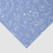 Papier Mousseline Jour férié Motif Doodle de Noël joli main (Détail)