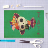 Papier Mousseline Jour mexicain mignon de la fille morte (Artisanat)