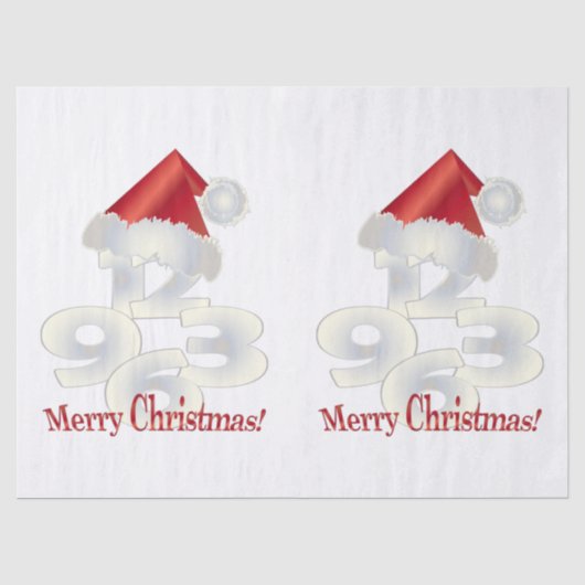 Papier Mousseline Jour Noël (Recto)