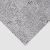 Papier Mousseline Journal à l'ancienne (Détail)