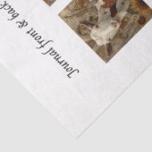 Papier Mousseline Journal Covers Rustic Charm Goat Sunflowers  (Détail)