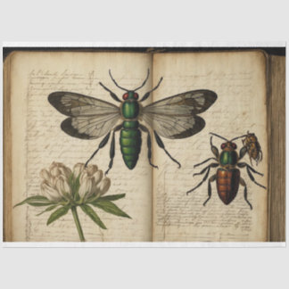 Papier Mousseline Journal Nature