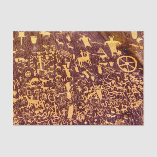 Papier Mousseline Journal Rock American Indian Utah (Recto)