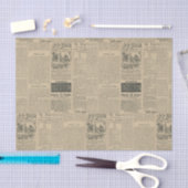 Papier Mousseline Journal vintage (Artisanat)