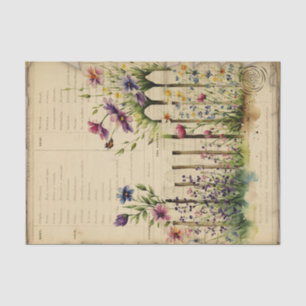 Papier Mousseline Journal vintage