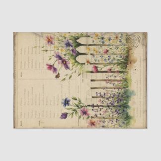 Papier Mousseline Journal vintage