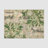 Papier Mousseline Journal vintage Botanique (Recto)