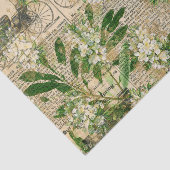 Papier Mousseline Journal vintage Botanique (Détail)