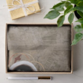 Papier Mousseline Journal vintage et café du matin (Cadeau)